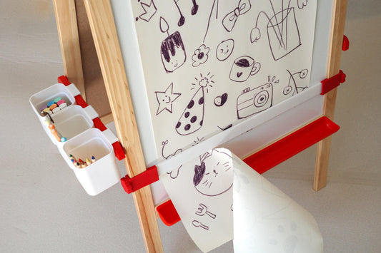 Paper Holder and Cutter for IKEA MÅLA Easel Drawing Board
