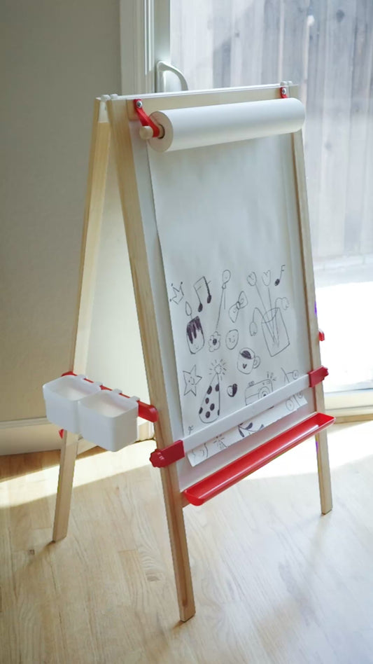 Paper Holder and Cutter for IKEA MÅLA Easel Drawing Board